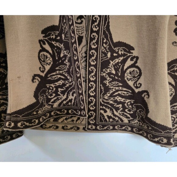 VTG Cherry Lewis Cardigan Womens M Sweater Brown Wool Blend England Casual Fall - Picture 3 of 7